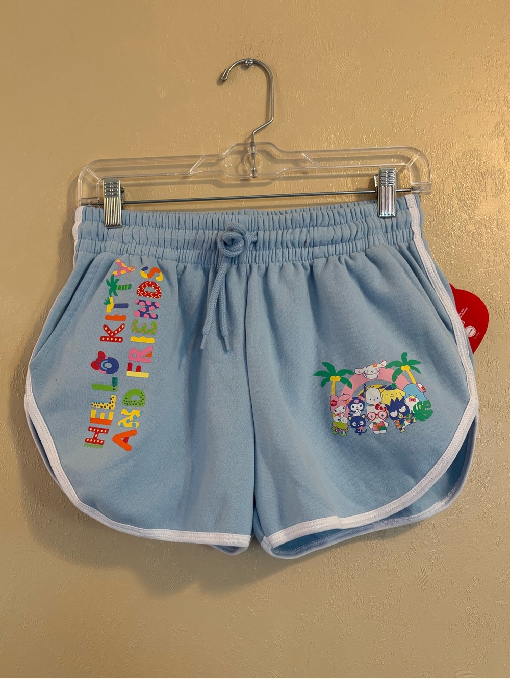 NWT Hello Kitty and Friends women’s Fleece shorts sz L